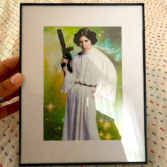 Original photoshop art Photo print of Princess Leia - Picture 1 of 6